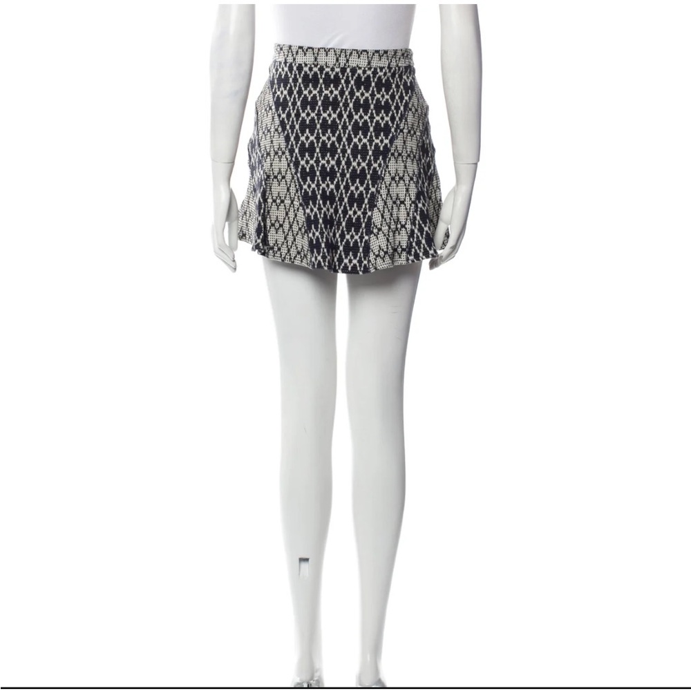 Derek Lam 10 Crosby Jaquared Mini Skirt, Size 0